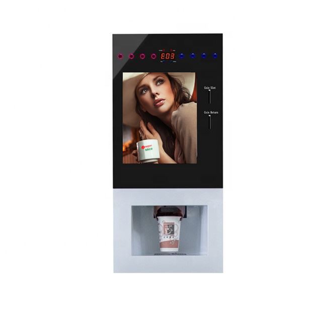 commercial self service coin operated coffee machine
